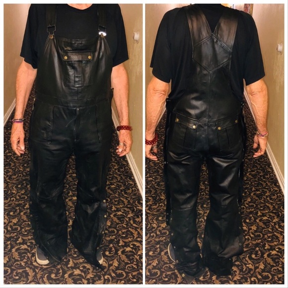 mens biker overalls